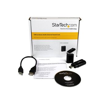 StarTech.com Adaptateur casque/micro sur port Jack 3.5 mm