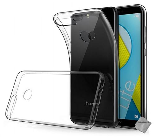 Housse etui coque silicone gel fine pour Huawei Honor 9 Lite avec film ecran TRANSPARENT TPU