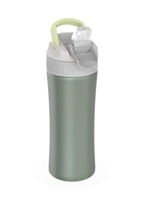 Kambukka bouteille Lagoonisolée 400 ml acier inoxydable jaune/gris
