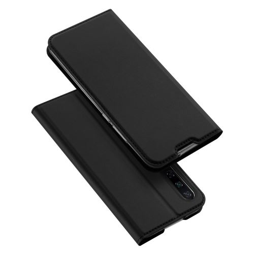 Etui en PU + TPU avec support et porte-carte noir pour votre Huawei Honor Play 3