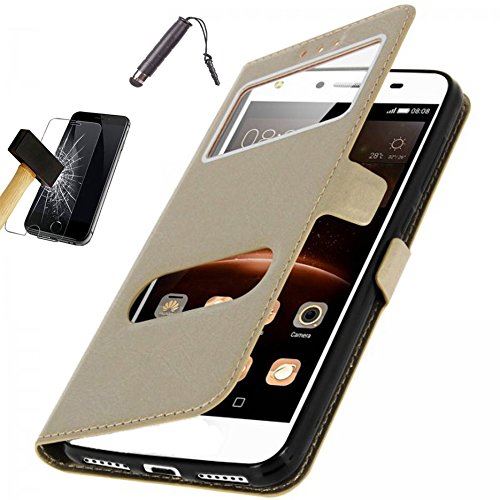Etui Housse Coque Samsung Galaxy A5 2017 Doré/Or