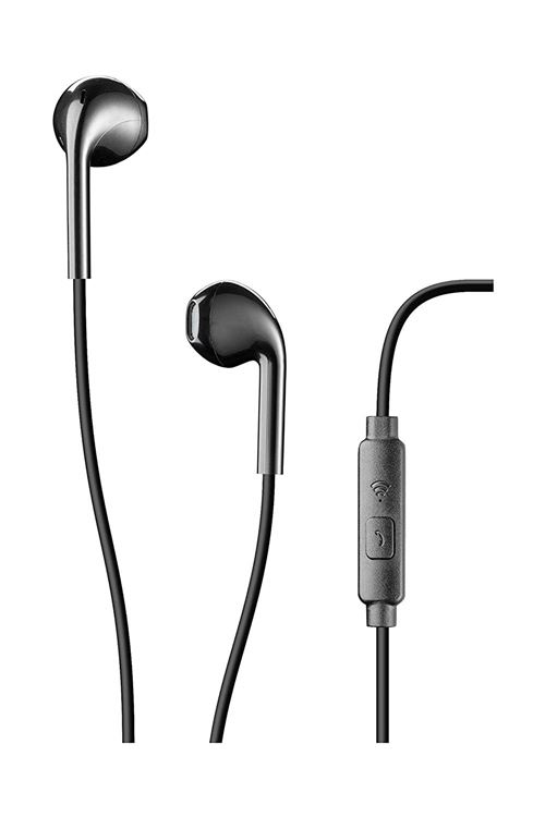 Cellular Line Live - In-ear hoofdtelefoons met micro - oordopje - met bekabeling - zwart