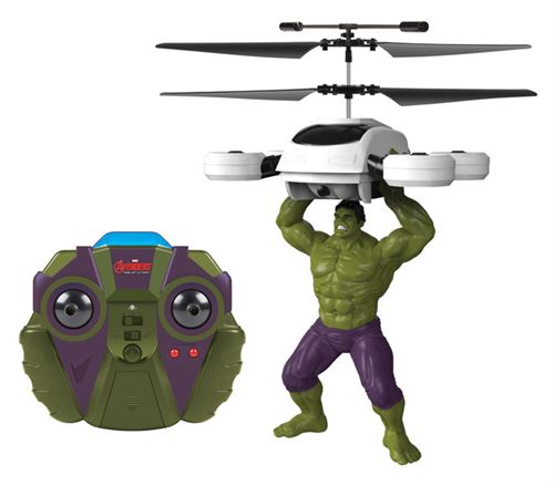 Hulk - Figurine Volante 2Ch - Helicoptere RC - Marvel Avengers