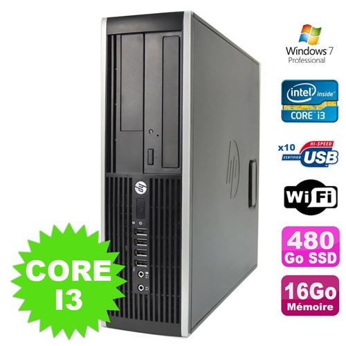 Acheter Pc hp compaq elite 8100 sff intel core i3-530 16go disque 480go ssd dvd wifi w7 État correct - 299,00 € Pc hp compaq elite 8100 sff intel core i3-530 16go disque 480go ssd dvd wifi w7 État correct - Hewlett-Packard reconditionné disponible sur Fnac