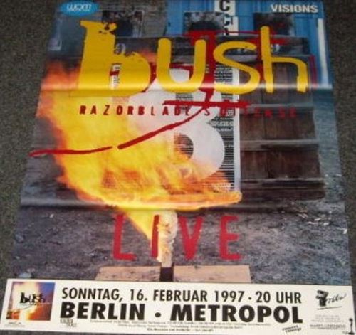 Bush - 60x84 cm - AFFICHE / POSTER État correct - N/A reconditionné disponible sur Fnac