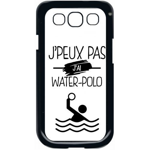 Coque samsung s3 j peux pas j ai water polo 1
