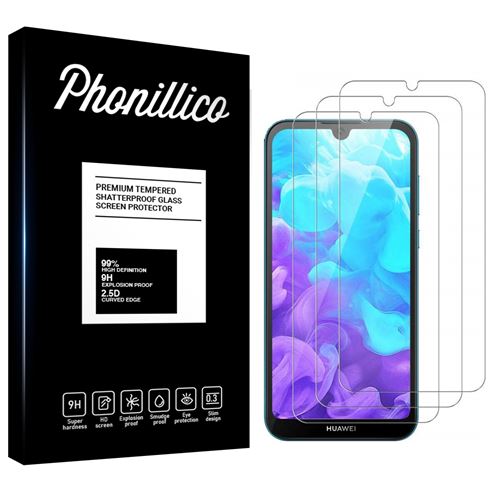 Verre Trempe pour Huawei Y5 2019 [Pack 3] Film Transparent Vitre Protection Ecran [Phonillico®]