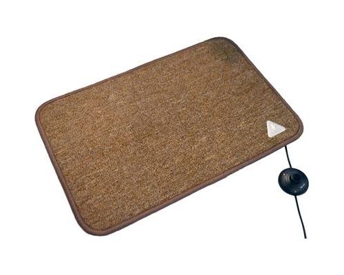 Tapis chauffant (l x l x h) 60 x 40 x 1.5 cm arnold rak heat master® 611257-c cognac