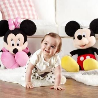 Disney-Jouet en peluche Minnie Mouse pour enfants, jouets en
