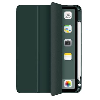 Housse pour iPad Air 4 10.9 pouces avec support de porte-crayon _ vert -  Housse Tablette