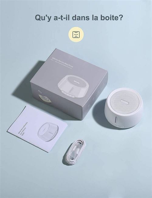 Machine Portable à bruit blanc pour bébé, minuterie automatique
