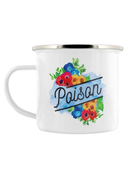 Deadly Detox Tasse d'émail Poison blanc
