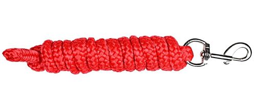 HORKA corde licou 200 cm avec mousqueton mousqueton rouge