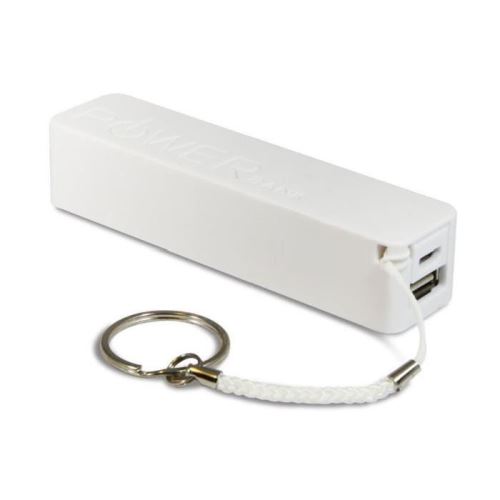 Batterie externe de secours 2600 mah - Powerbank - tout smartphone, Iphone, tablette - Blanc