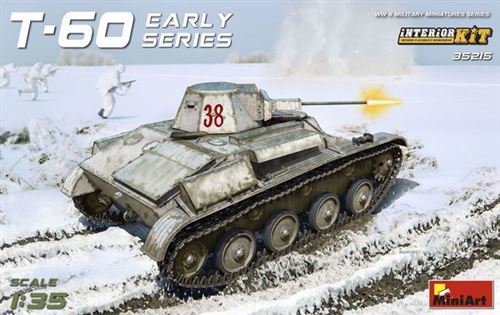 Maquette Char T-60 Early Series Interior Kit - MiniArt