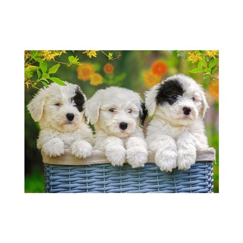 Puzzle Ravensburger - Chiots câlins, 200 pièces XXL