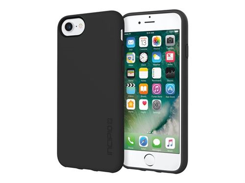 Incipio NGP - Achterzijde behuizing voor mobiele telefoon - Flex2O polymer - zwart, doorschijnend - voor Apple iPhone 7