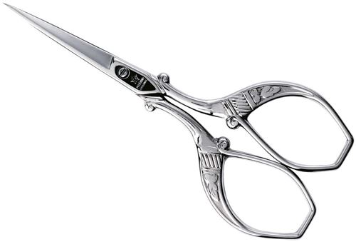 Pfeilring ciseaux de broderie 9,3 cm acier argent