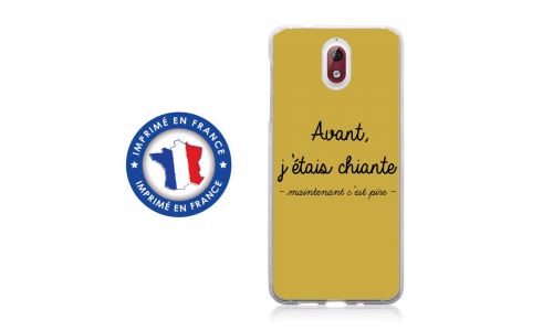 Coque souple pour Nokia 3-1 avec impression Motifs Avant, j'étais chiante or