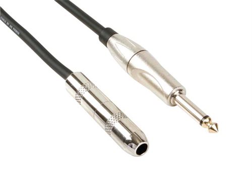 Câle Professionnel Audio, Fiche Mono 6.35mm Vers Jack Mono 6.35mm (5m)