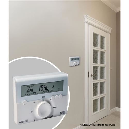 118€21 sur Thermostat DE DIETRICH dambiance programmable filaire AD 137 /  ref. 88017855 - Accessoires chauffage et chaudière - Achat & prix