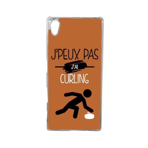 Coque j peux pas j ai curling 7 compatible sony xperia z5 transparent