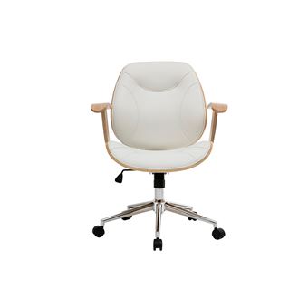 Chaise De Bureau Design Blanc Et Bois Clair Yorke Achat Prix Fnac Chaise De Bureau Design Blanc Et Bois Clair Yorke Achat Prix Fnac