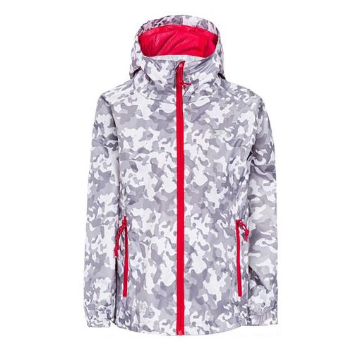Trespass - Imperméable pliable Qikpak - Enfant (7-8 ans) (Camouflage blanc) - UTTP3407