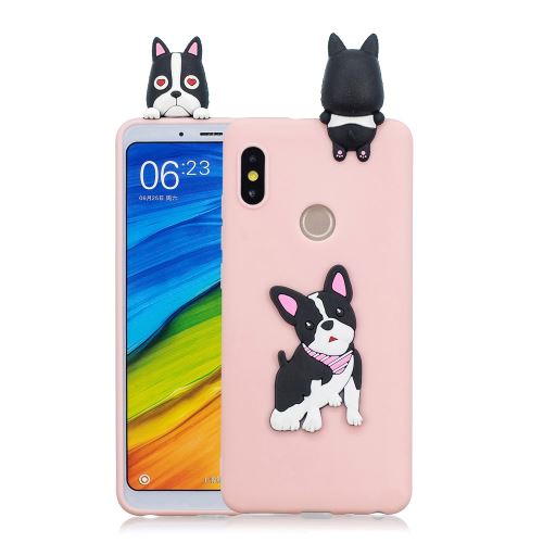 Coque en TPU poupée 3D mignonne chien pour votre Xiaomi Redmi Note 6 Pro