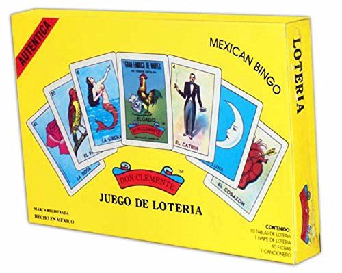 Don Clemente Authentic Loteria Card Game Coffret cadeau