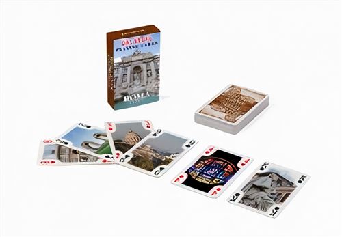 Dal Negro cartes à jouer Roma carton marron 56-part