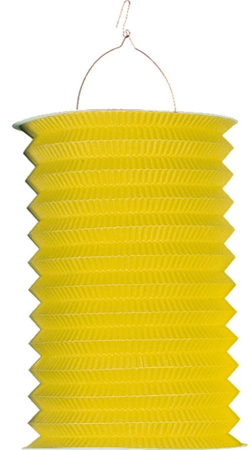 Amscan lampion 28 cm papier/métal jaune