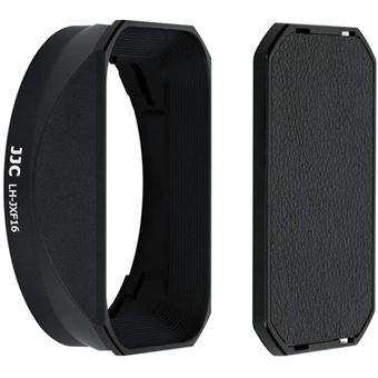 JJC Black Metal lens hood +Cap for fuji Fujinon LENS XF 23mm F1.4 R as LH- XF23