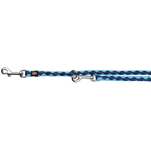 Trixie Cavo - Laisse pour chien ajustable (S/M) (Bleu/Bleu clair) - UTTX198