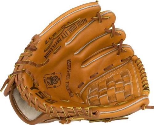 gant de baseball main droite junior marron clair taille 10,5