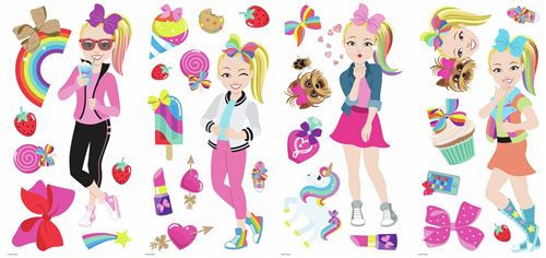 RoomMates stickers muraux JoJo Siwa vinyle 31 pièces