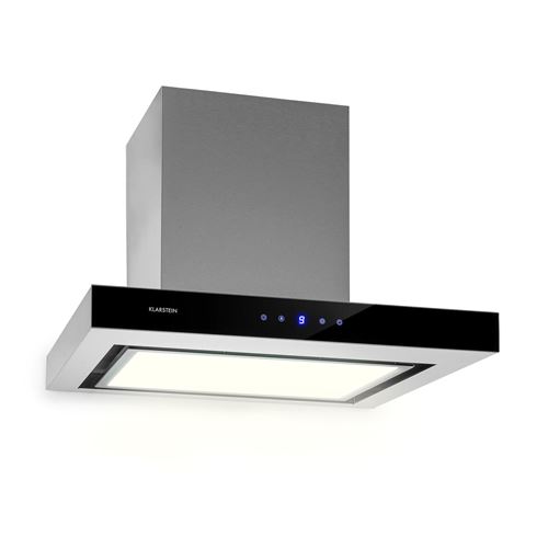Klarstein Ilona Brilliant Edition Hotte Murale 60 Cm , 622M³/H , Éclairage Led , Classe B - Noire