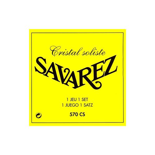 Jeu de cordes guitare classique savarez 570cs cristal soliste - tirant fort