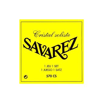 Jeu de cordes guitare classique - Savarez 570CS Cristal soliste