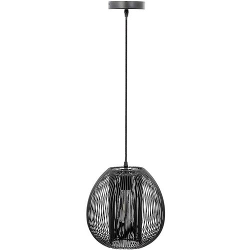 The Home Deco Light - Suspension boule filaire 26 cm Maia Noir