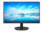Philips V-line 222V8LA - Écran LED - 22" (21.5" visualisable) - 1920 x 1080 Full HD (1080p) @ 75 Hz - VA - 250 cd/m² - 3000:1 - 4 ms - HDMI, VGA, DisplayPort - haut-parleurs - noir texturé