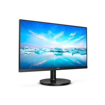Philips V-line 222V8LA - Écran LED - 22" (21.5" visualisable) - 1920 x 1080 Full HD (1080p) @ 75 Hz - VA - 250 cd/m² - 3000:1 - 4 ms - HDMI, VGA, DisplayPort - haut-parleurs - noir texturé