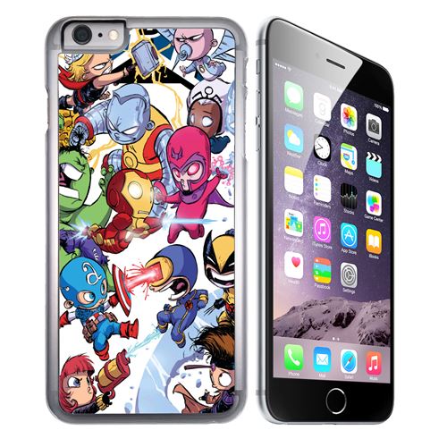 Coque pour iPhone 7 PLUS cute marvel heroes