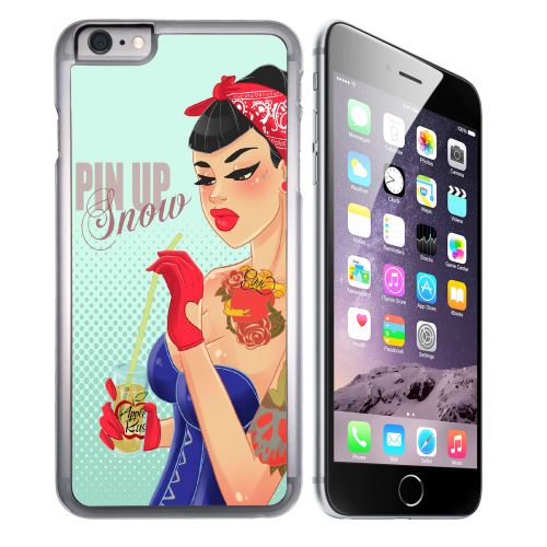 Coque pour iPhone 7 princesse disney blanche neige pinup