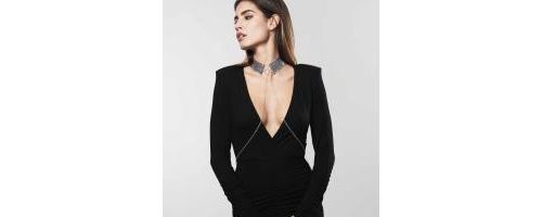 BIJOUX INDISCRETS Desir Metallique - Collier Sensuel de Bondage, Argent