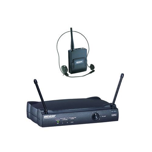 Power Acoustics Wm 3000 Pt 175 - Simple Micro Serre-Tête VHF - Freq 175,5  Mhz - Microphone - Achat & prix