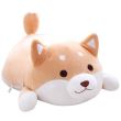 Aiuidun Long Shiba Inu en Peluche Chien Corgi géant Coussin en Peluche