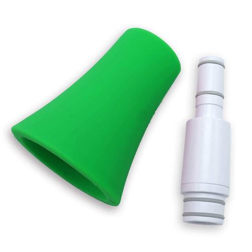 NRS Healthcare Nuvo Marchepied Instrumental n515swgn Blanc avec bordure verte à lisser votre jsax Kit
