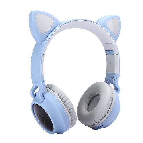 GENERIQUE - Casque Bluetooth 5.0 - Gris Bleu - Image 2