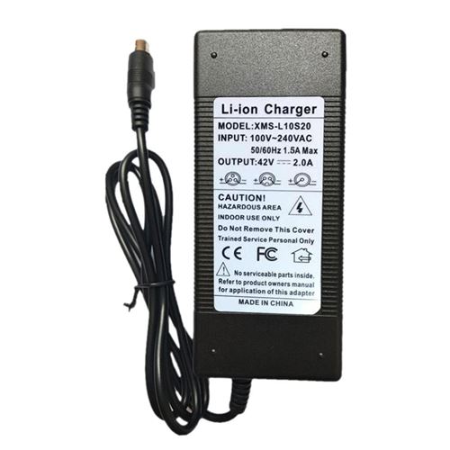 Chargeur de batterie vite Pour Xiaomi M365 Ninebot ES1 ES2 ES4-Noir
